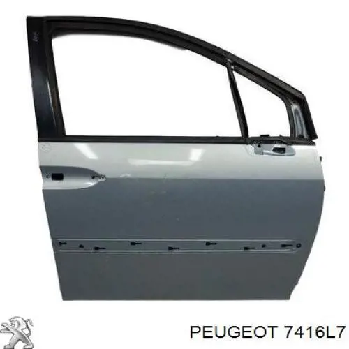 Купити 7416L7 Peugeot/Citroen Комплект кронштейнів/кріплень переднього бампера