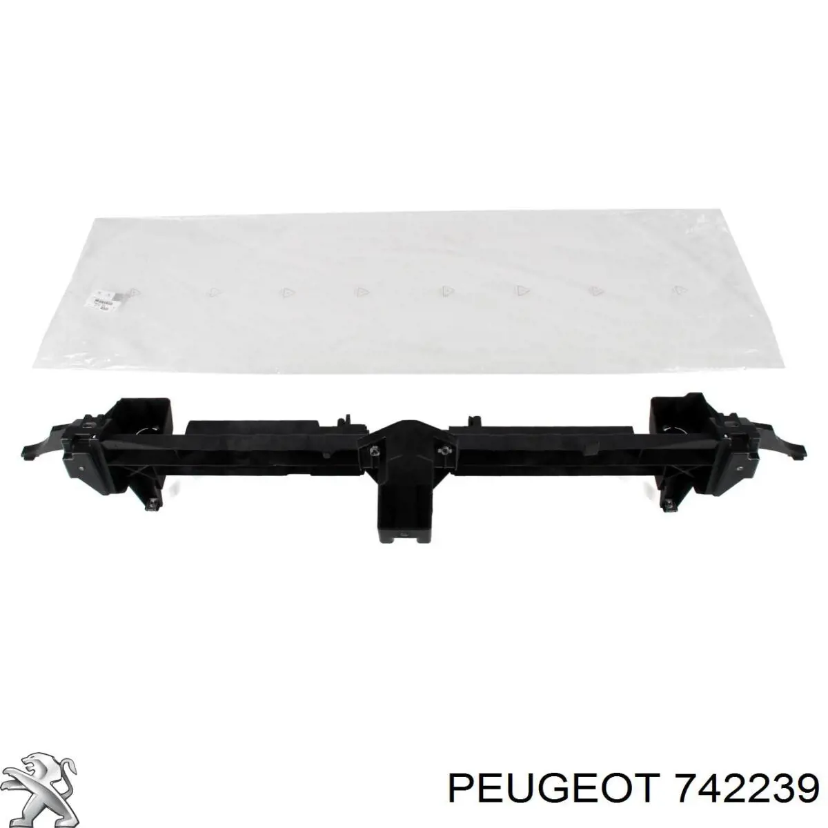 742239 Peugeot/Citroen підсилювач бампера переднього