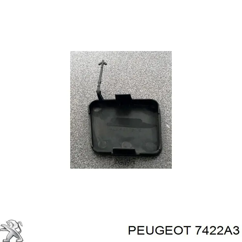Заглушка бампера буксирувального гака, передня Peugeot/Citroen 7422A3 ціна, від 7.79 USD