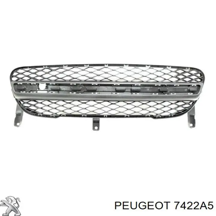 Решітка переднього бампера, центральна Peugeot/Citroen 7422A5 ціна, від 75.00 USD
