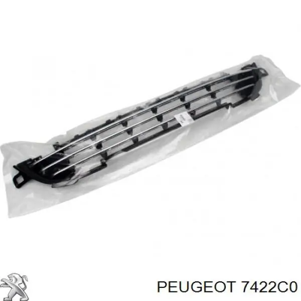Решітка переднього бампера, верхня Peugeot/Citroen 7422C0 ціна, від 51.11 USD