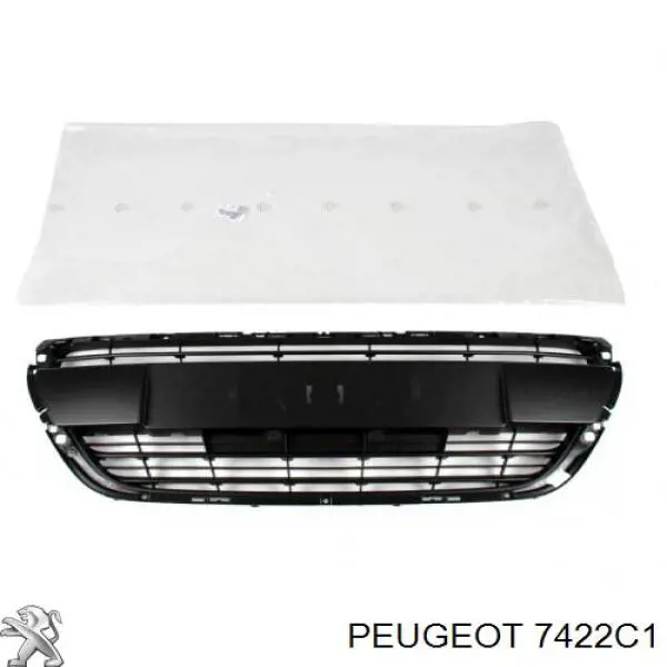 Купити 7422C1 Peugeot/Citroen Решітка переднього бампера, верхня