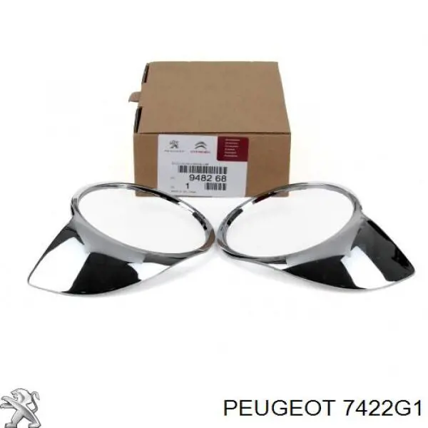 Купити 7422G1 Peugeot/Citroen Нижня накладка на передній бампер