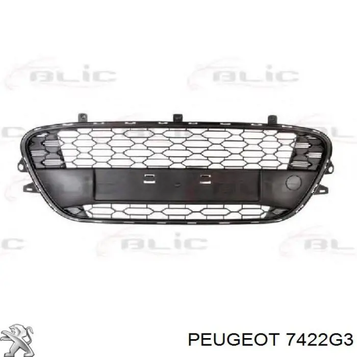 Купити 7422G3 Peugeot/Citroen Решітка переднього бампера