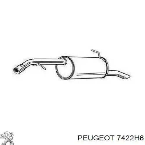 Абсорбер бампера переднього Peugeot/Citroen 7422H6 ціна, від 44.34 USD