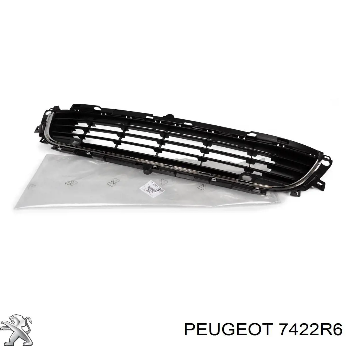 Решітка переднього бампера, центральна Peugeot/Citroen 7422R6 ціна, від 304.02 USD