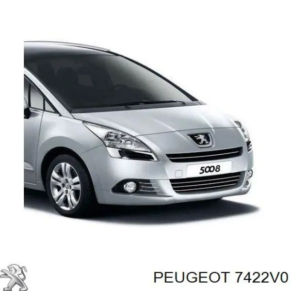 Решітка переднього бампера, центральна Peugeot/Citroen 7422V0 ціна, від 13.48 USD