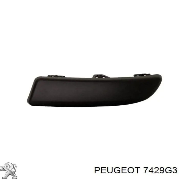 Решітка переднього бампера, центральна Peugeot/Citroen 7429G3 ціна, від 43.72 USD