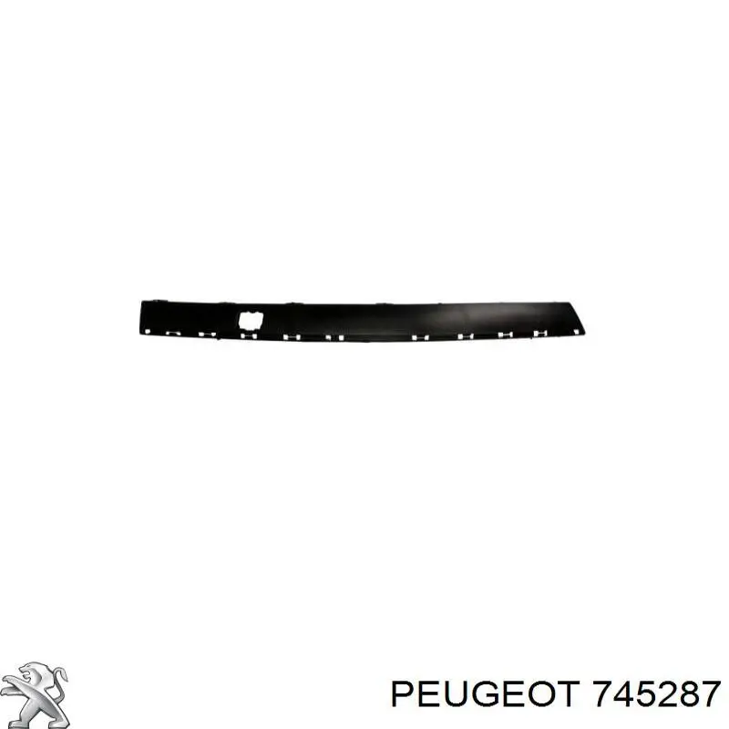 Накладка бампера переднього Peugeot 406 (8E, F) (Пежо 406)
