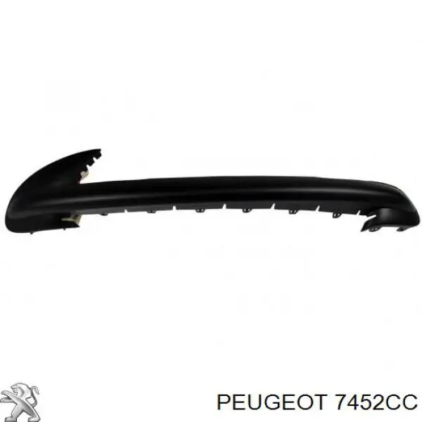 Молдинг переднього бампера, правий Peugeot/Citroen 7452CC