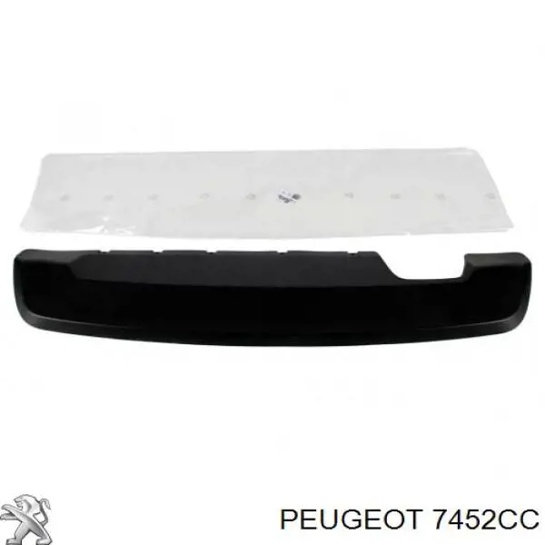 Молдинг переднього бампера, правий Peugeot/Citroen 7452CC ціна, від 30.41 USD