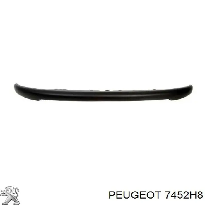 Накладка бампера переднього Peugeot/Citroen 7452H8 ціна, від 8.78 USD