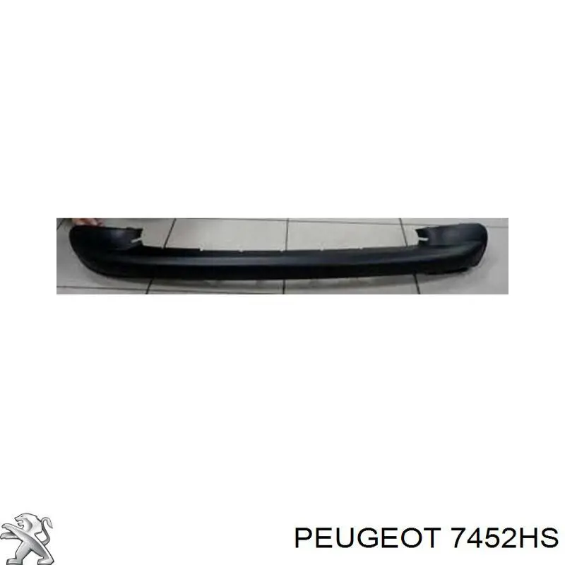 Накладка бампера переднього, ліва Peugeot 207 SW (WK) (Пежо 207)