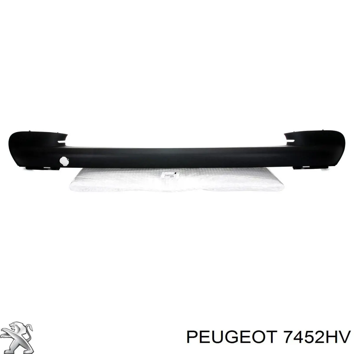 Накладка бампера переднього Peugeot 207 (WA, WC) (Пежо 207)