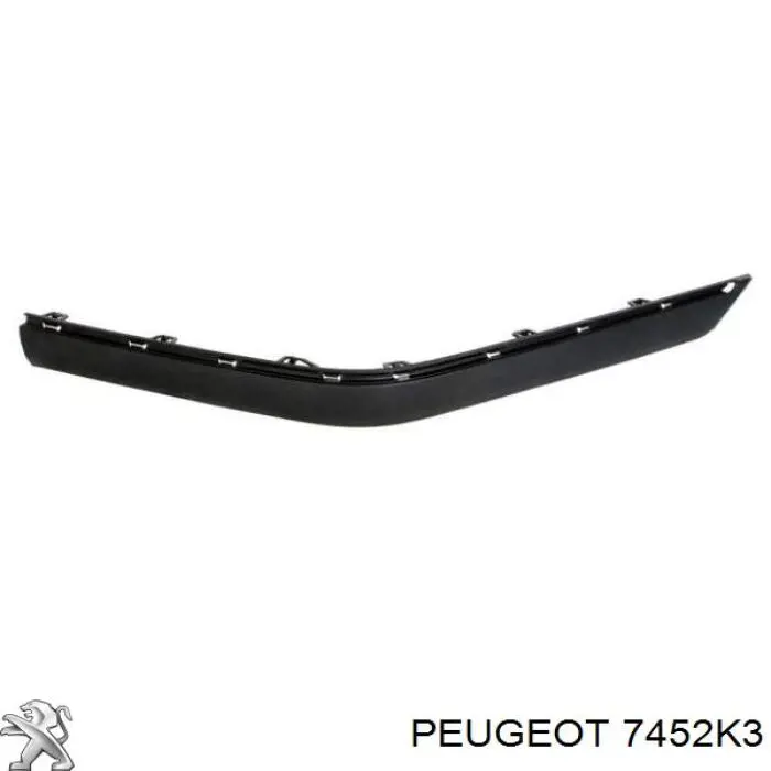 Молдинг заднього бампера, правий Peugeot/Citroen 7452K3 ціна, від 4.45 USD