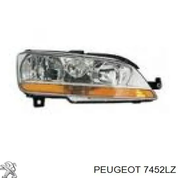 Купити 7452LZ Peugeot/Citroen Вія (накладка) лівої фари