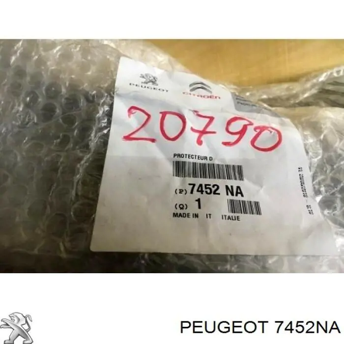 Накладка бампера переднього, права Peugeot/Citroen 7452NA ціна, від 18.79 USD