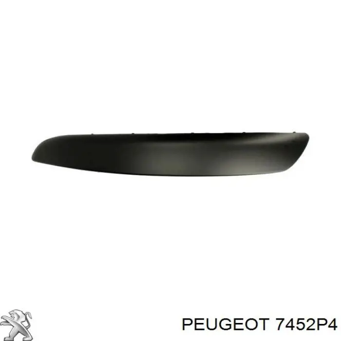 Накладка бампера переднього, ліва Peugeot/Citroen 7452P4 ціна, від 4.93 USD