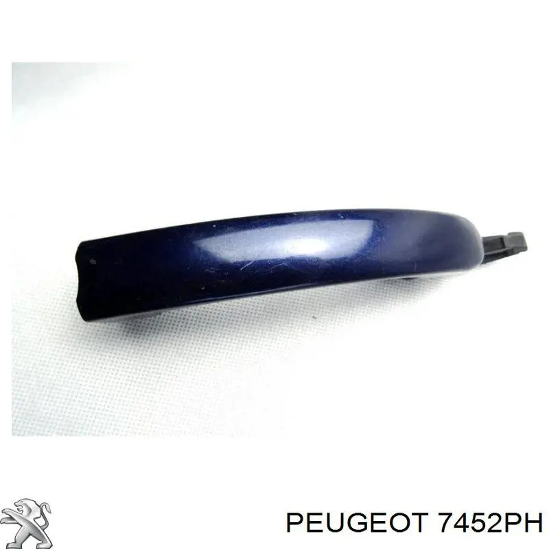 7452PH Peugeot/Citroen накладка бампера переднього, ліва