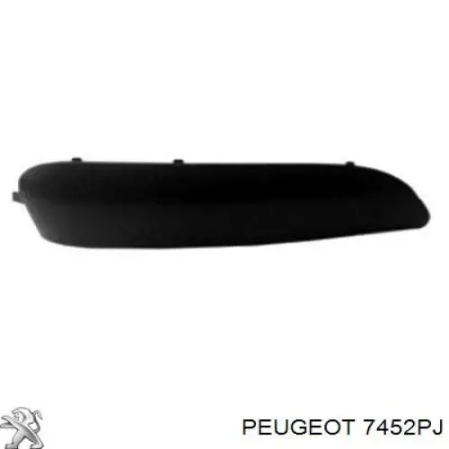 Купити 7452PJ Peugeot/Citroen Накладка бампера переднього, права