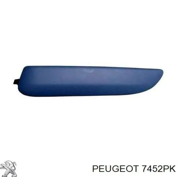 Купити 7452PK Peugeot/Citroen Молдинг переднього бампера, лівий