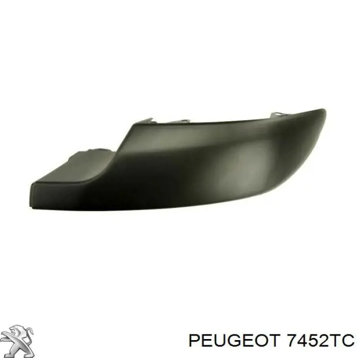 Накладка бампера заднього, права Peugeot/Citroen 7452TC ціна, від 10.06 USD