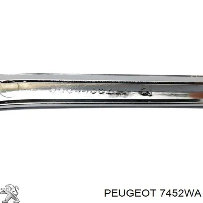 7452WA Peugeot/Citroen Молдинг заднього бампера
