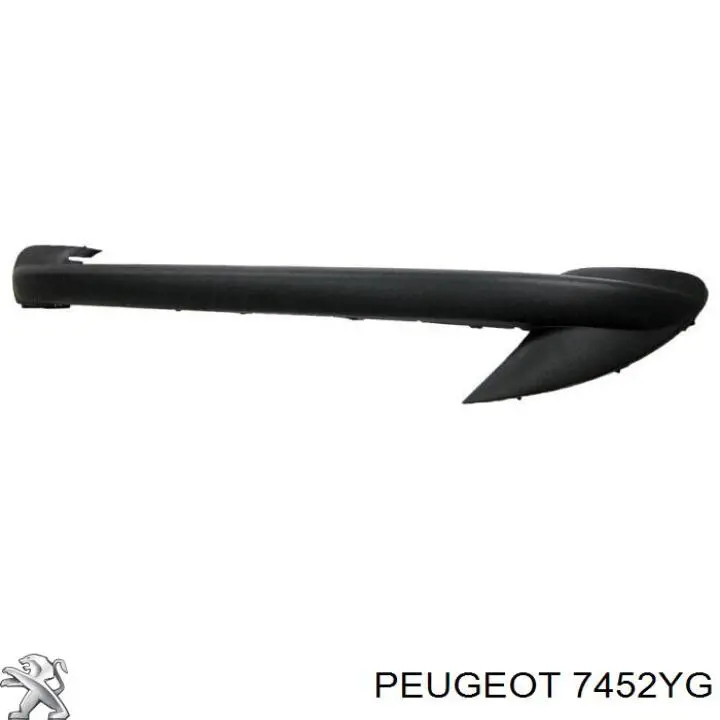 7452YG Peugeot/Citroen Переднє ікло бампера