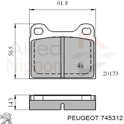 Заглушка під протитуманні фари, ліва FPS FP5414913 ціна, від 86.65 USD