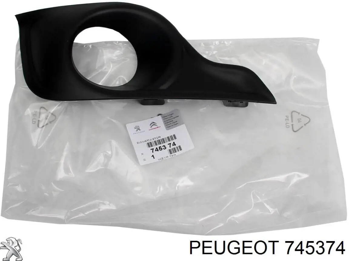 745374 Peugeot/Citroen Ободок фари протитуманной
