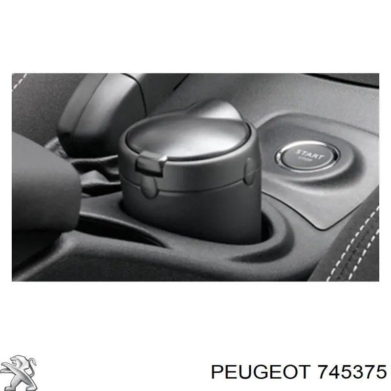Купити 745375 Peugeot/Citroen Обід (окантовка) фари противотуманної, правої