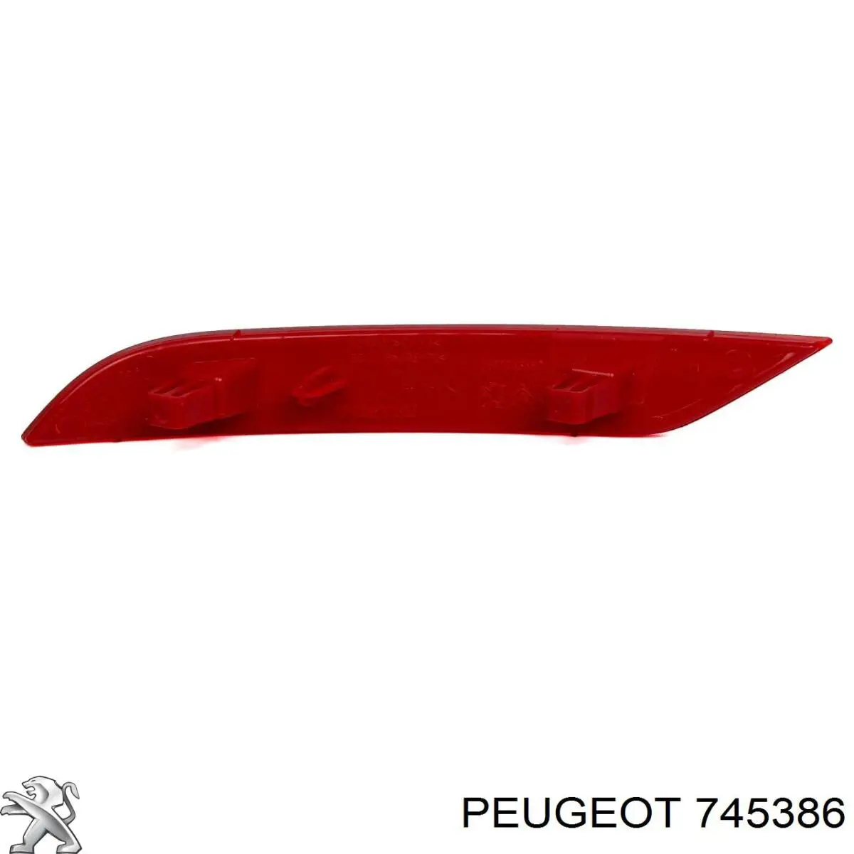 Купити 745386 Peugeot/Citroen Лівий відбивач заднього бампера