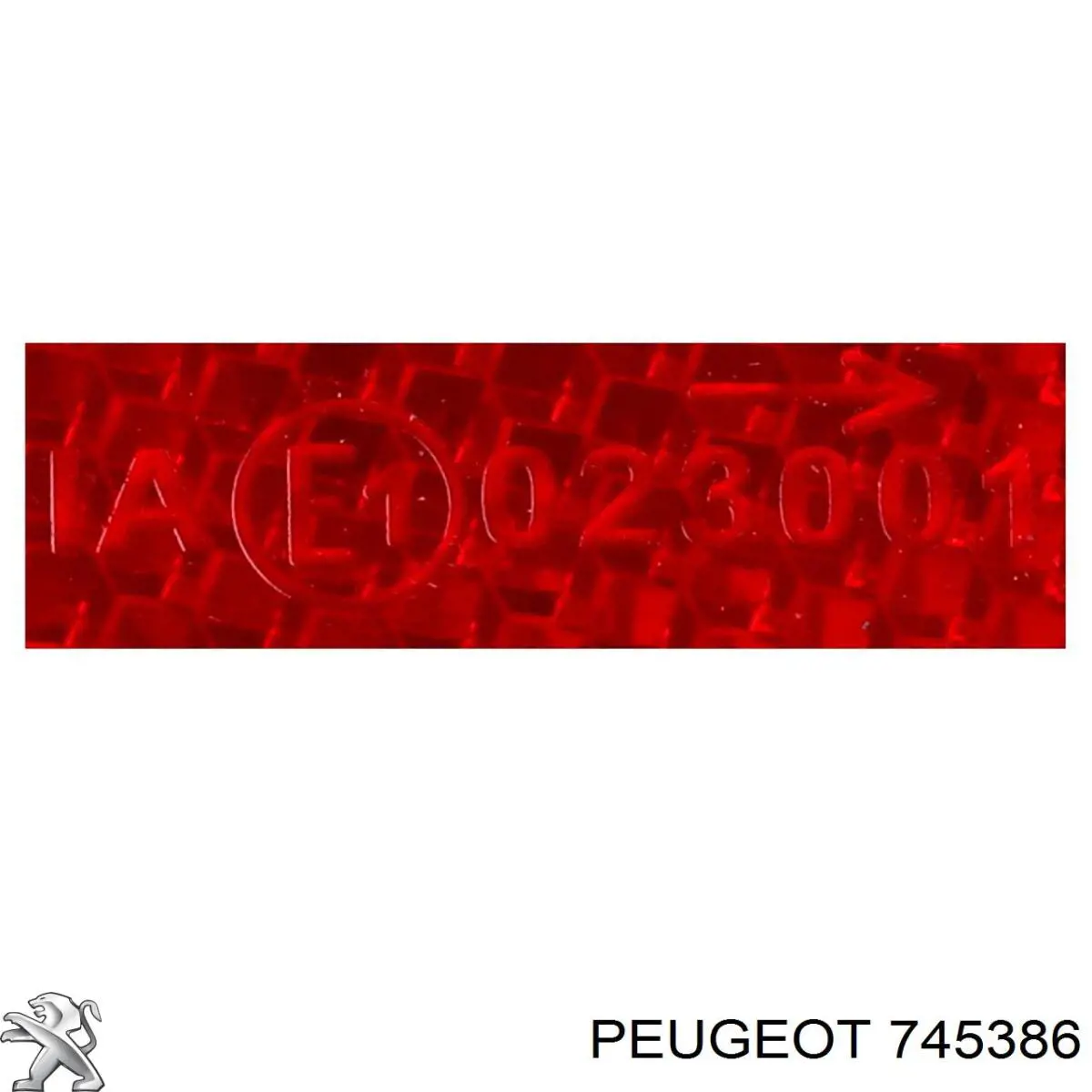 575685X Polcar Лівий відбивач заднього бампера