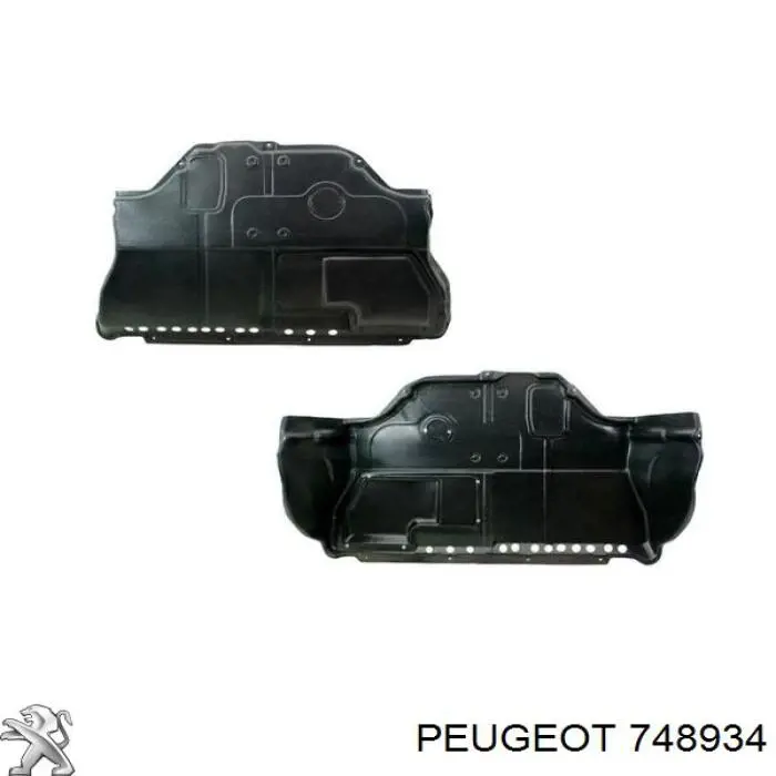 748934 Peugeot/Citroen захист двигуна, піддона (моторного відсіку)