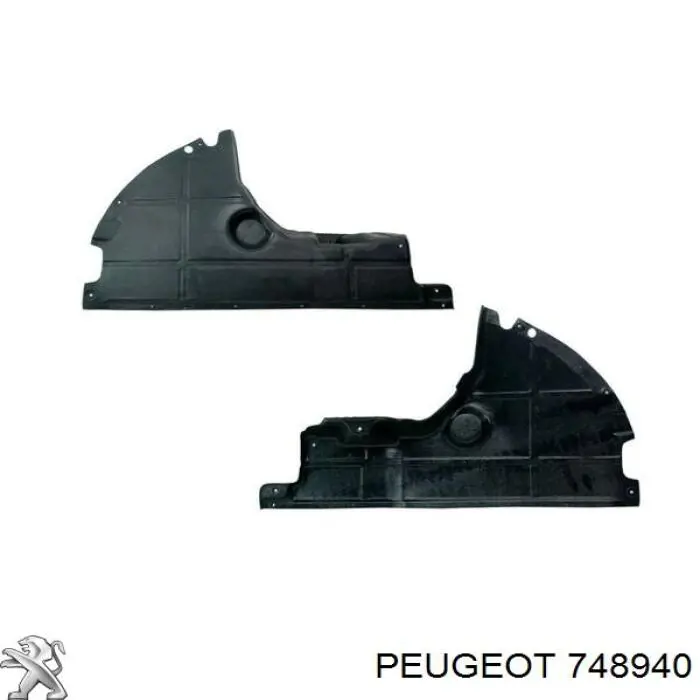 Купити 748965 Peugeot/Citroen Захист двигуна, лівий