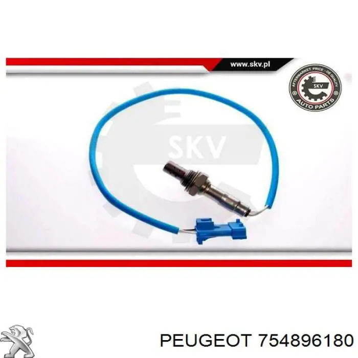 Лямбда-зонд, датчик кисню після каталізатора 754896180 Peugeot/Citroen
