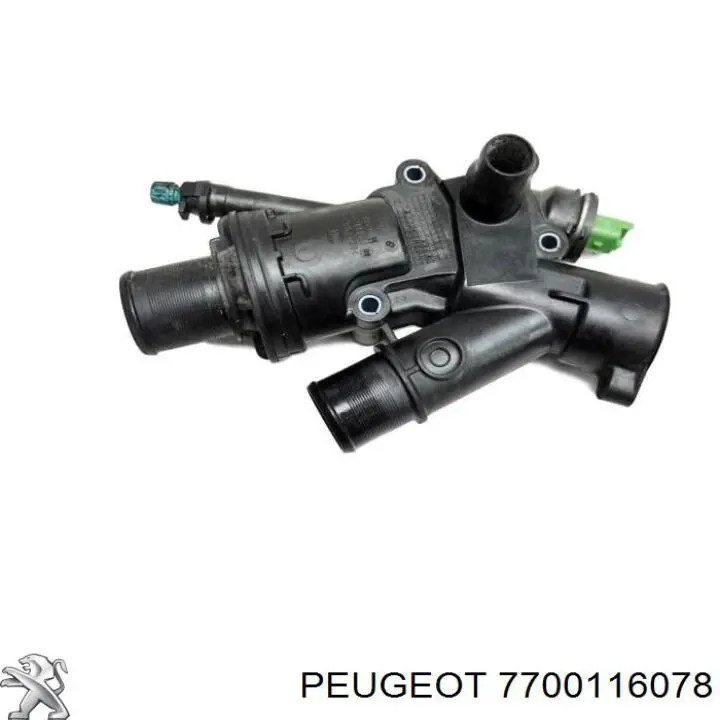 7700116078 Peugeot/Citroen Корпус термостата в зборі
