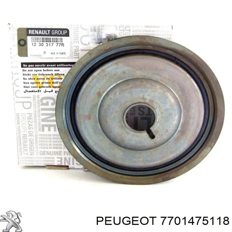 Прокладка радіатора масляного Peugeot/Citroen 7701475118