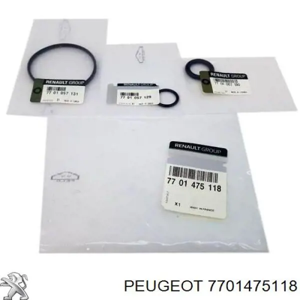 7701475118 Peugeot/Citroen Прокладка радіатора масляного