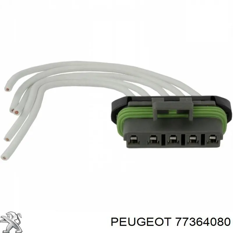 Двигун склоочисника лобового скла (трапеції) 77364080 Peugeot/Citroen