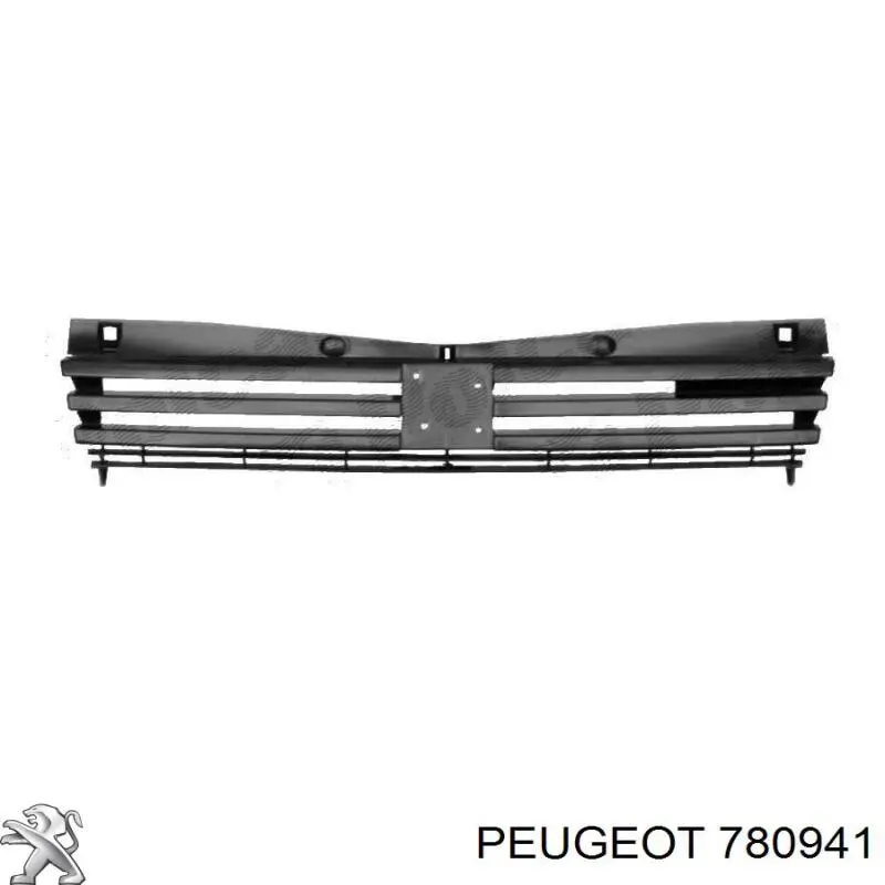 Решітка радіатора 780941 Peugeot/Citroen