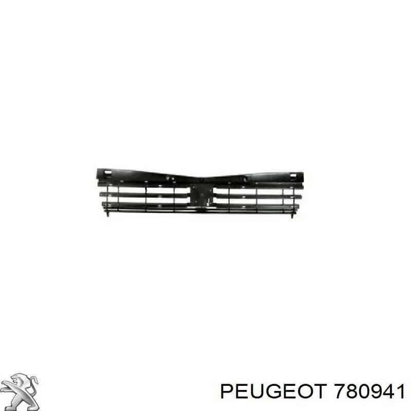 Купити 780941 Peugeot/Citroen Захисна решітка радіатора