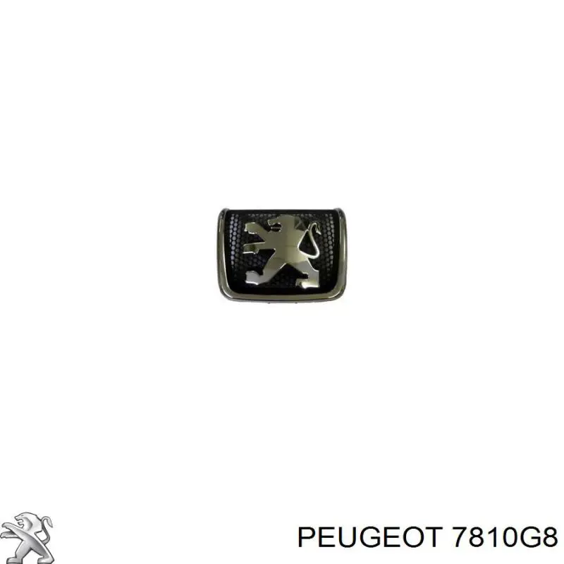 7810G8 Peugeot/Citroen емблема решітки радіатора