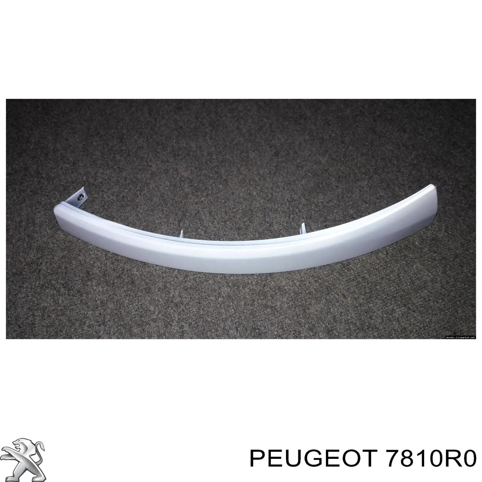 Купити 7810R0 Peugeot/Citroen Вія (накладка) правої фари