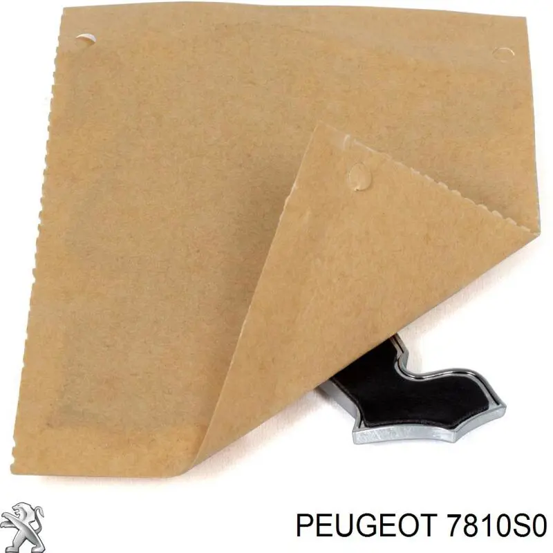 Емблема кришки багажника 7810S0 Peugeot/Citroen