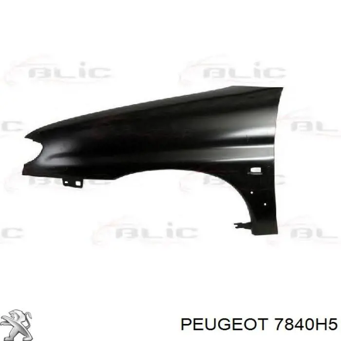 Ліве переднє крило Peugeot/Citroen 7840H5 ціна, від 107.10 USD