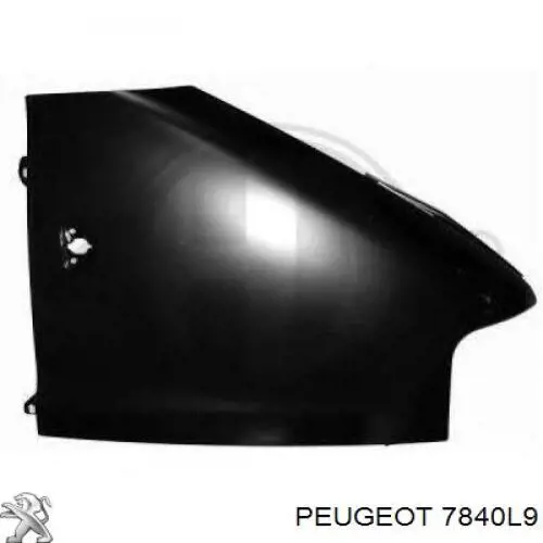 7840L9 Peugeot/Citroen Переднє ліве крило