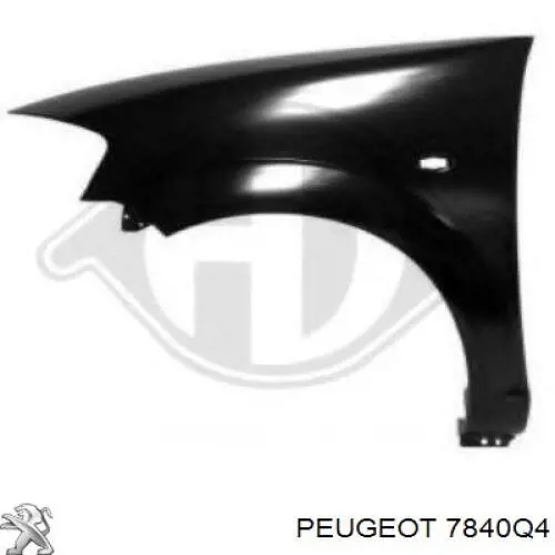 Ліве переднє крило Peugeot/Citroen 7840Q4 ціна, від 38.19 USD