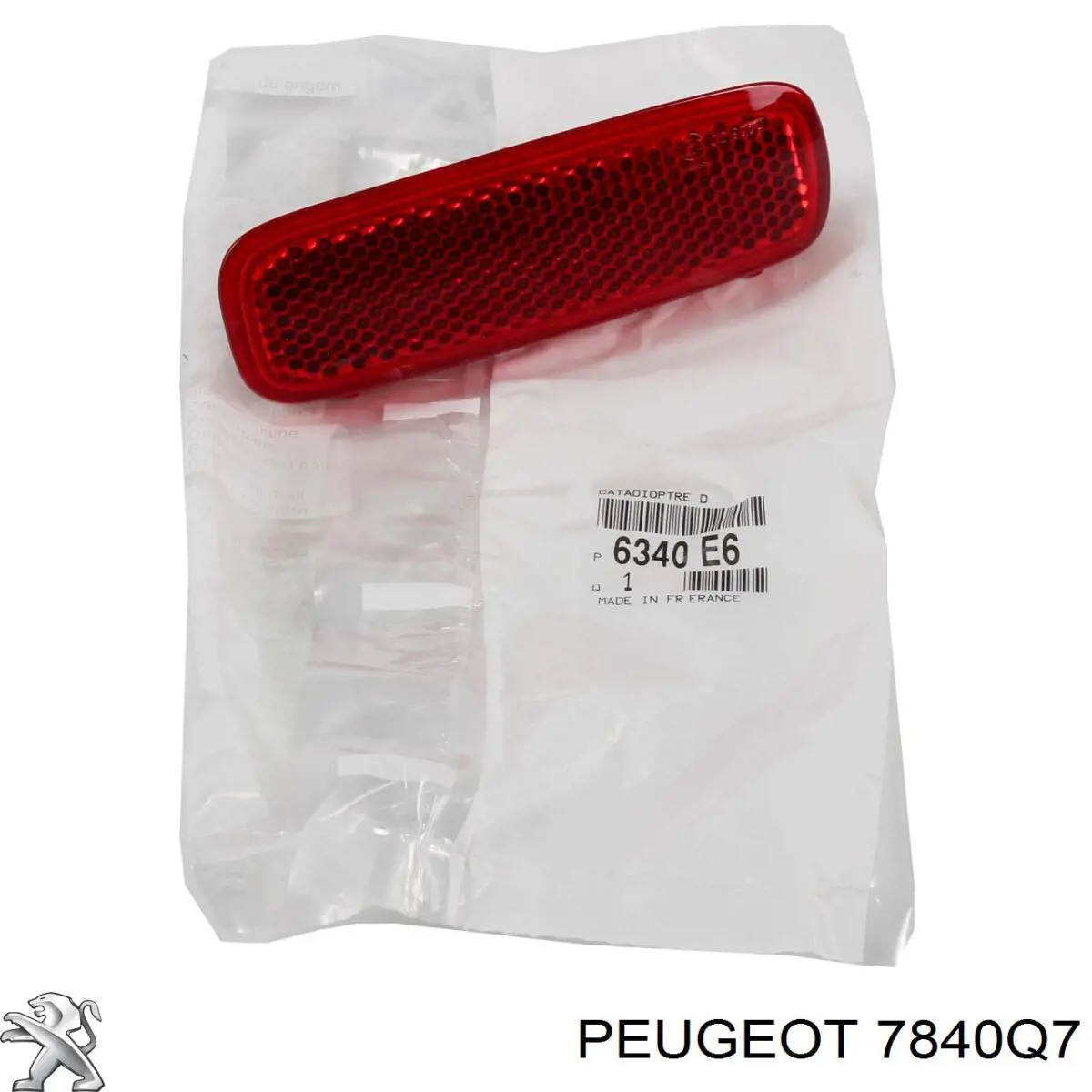 Ліве переднє крило Peugeot/Citroen 7840Q7 ціна, від 54.19 USD
