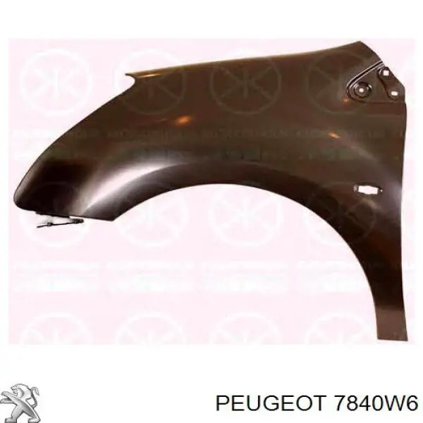 Купити 7840W6 Peugeot/Citroen Крило переднє ліве